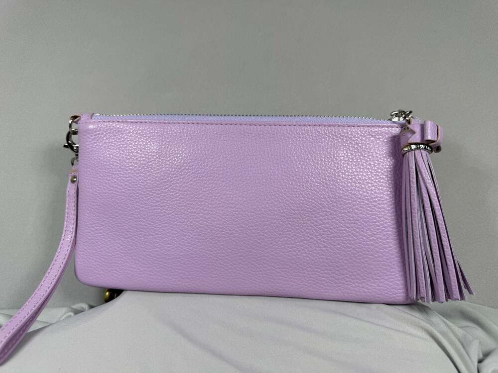 NWT My Flat In London Tell Me Yr Secrets Pouch Wristlet Lavender - Picture 4 of 14